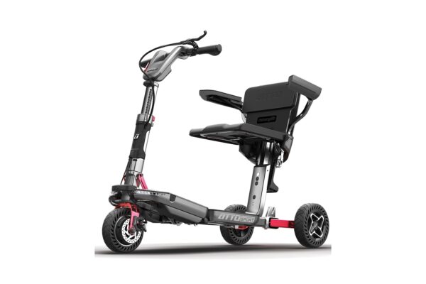 Patinete eléctrico plegable ATTO Sport de 3 ruedas con reposabrazos