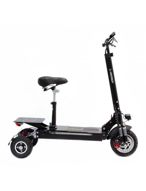 Patinete eléctrico con asiento para personas mayores todo terreno todoterreno 3 ruedas Hikerboys - Imagen 2