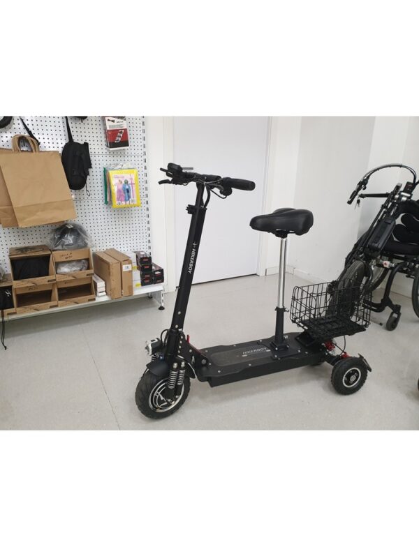 Patinete eléctrico con asiento para personas mayores todo terreno todoterreno 3 ruedas Hikerboys - Imagen 12