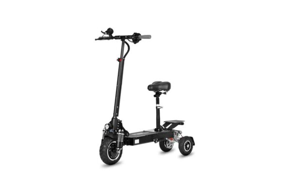 Patinete eléctrico con asiento para personas mayores todo terreno todoterreno 3 ruedas Hikerboys